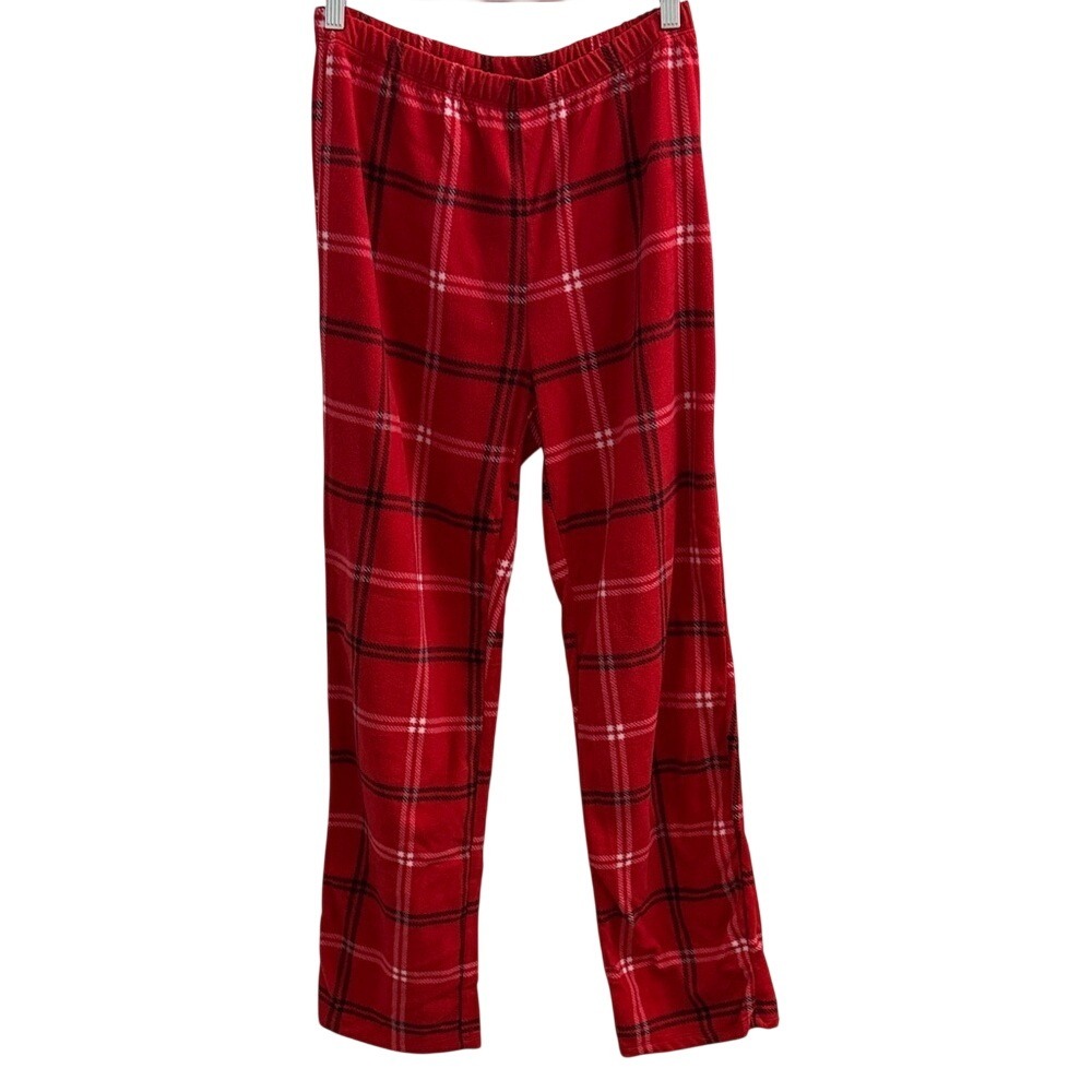 Women's Red Plaid Lounge Pants